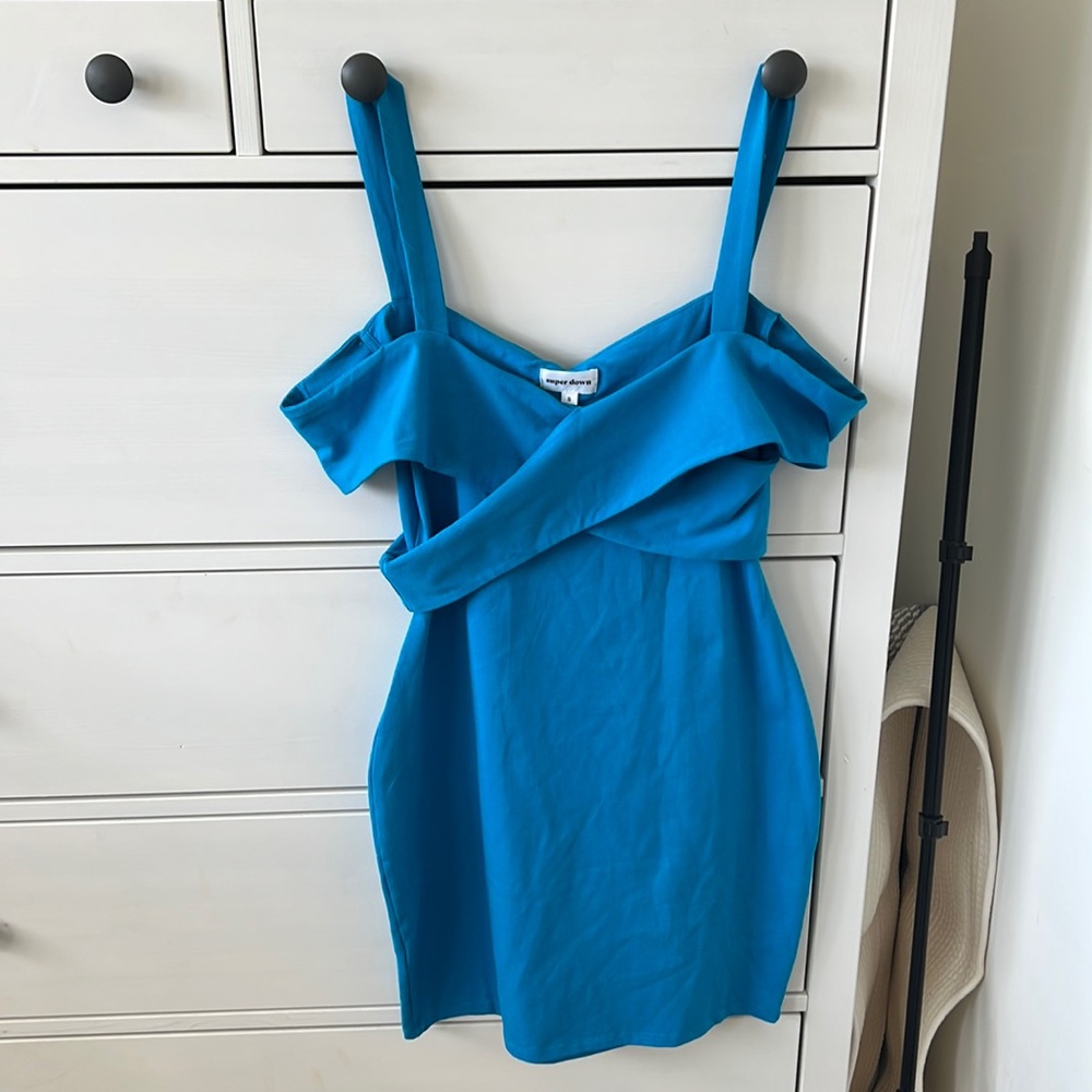 Superdown blue mini dress